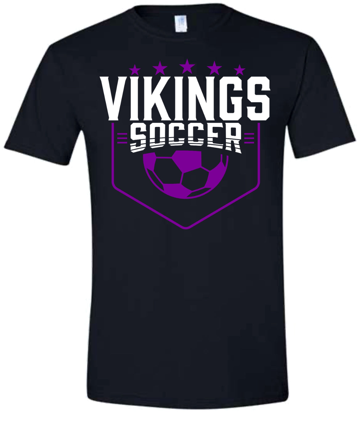 T-Shirt Black Viking Pennant 8