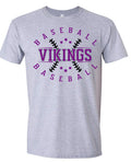 T-Shirt Grey Viking Stitch Star 5