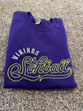 Sweatshirt Embroidered Viking Softball