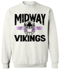 Crew Neck White Helmet Stripe