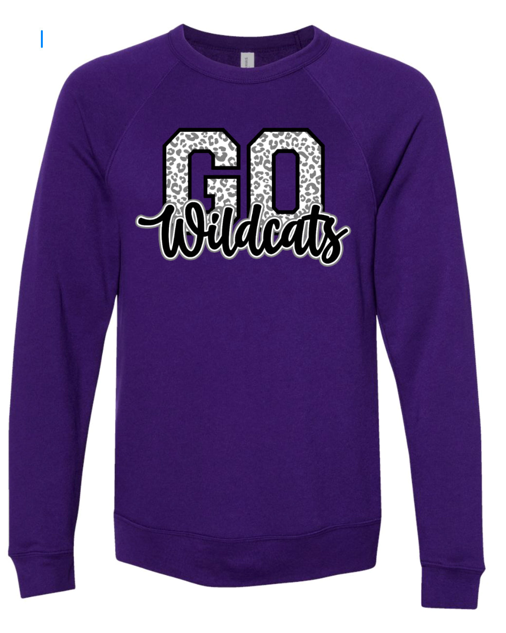 Crew Neck Purple Wildcats Go Cats