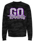 Crew Neck Camo Wildcats Go Cats