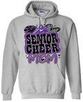 Hoodie Sport Grey Senior Mom Cheer Graffiti