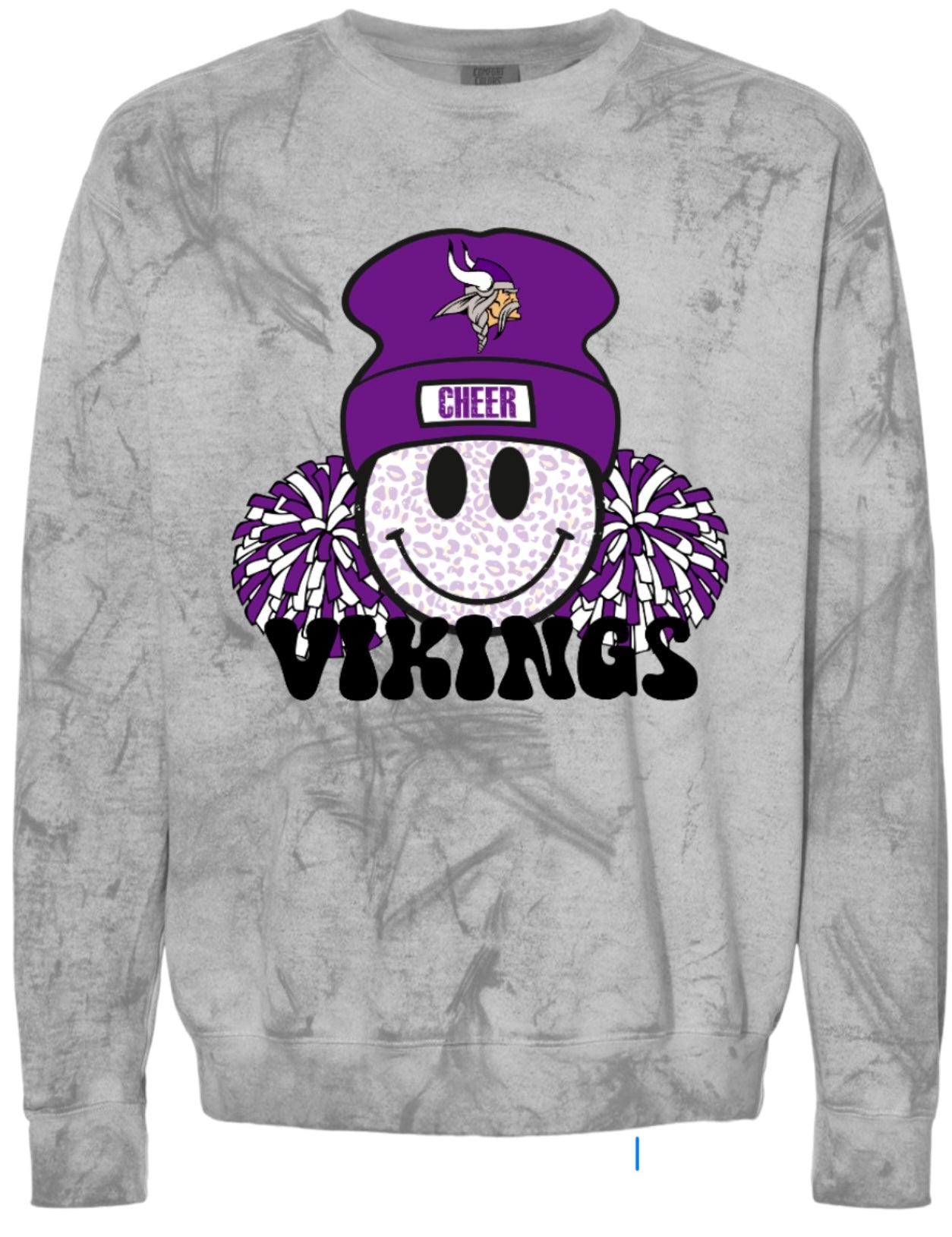 Crew Neck Smoke Smiley Cheer