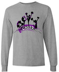 Long Sleeve Sport Grey Cheer Splash