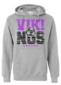 Hoodie Grey Viking White Noise 10