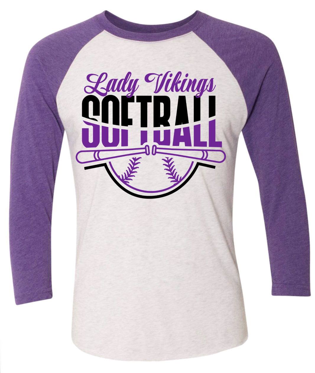 Long Sleeve 3/4 Sleeve Lady Vikings 16
