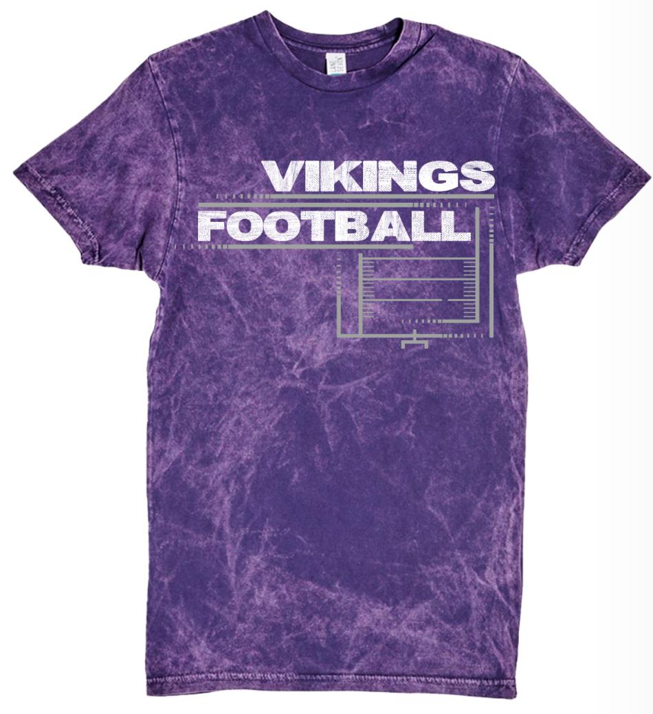 T-Shirt Purple Acid Field Football