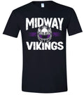 T-Shirt Black Helmet Stripe