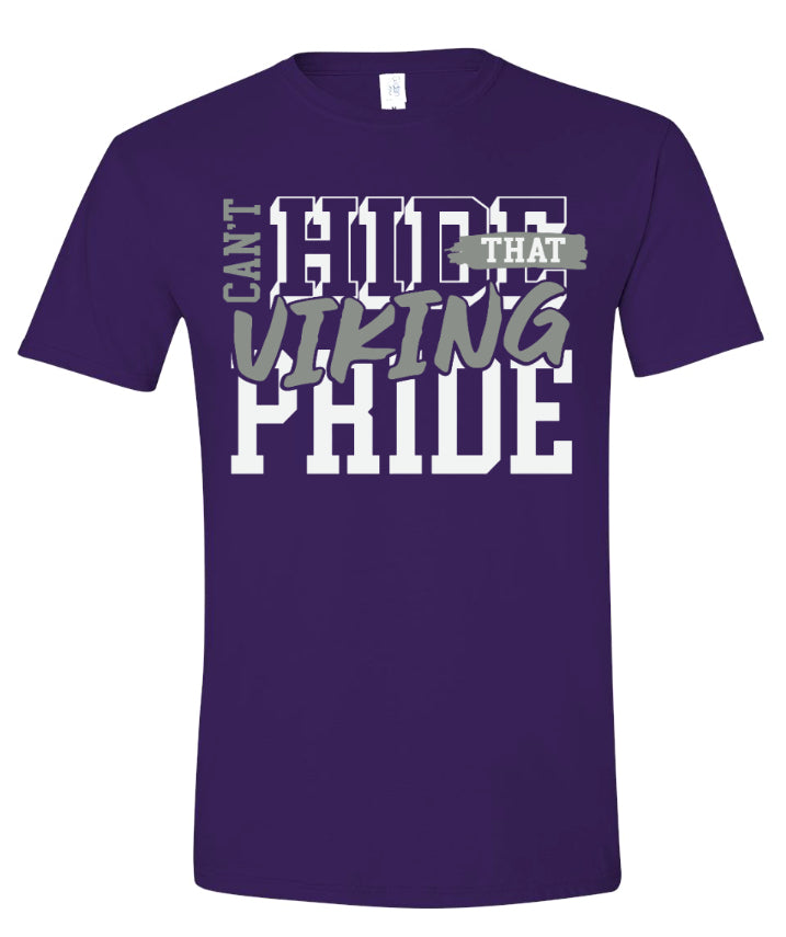T-Shirt Purple Can’t Hide Viking Pride