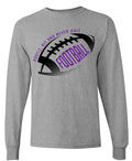Long Sleeve Sport Grey Hustle Hit Never Quit