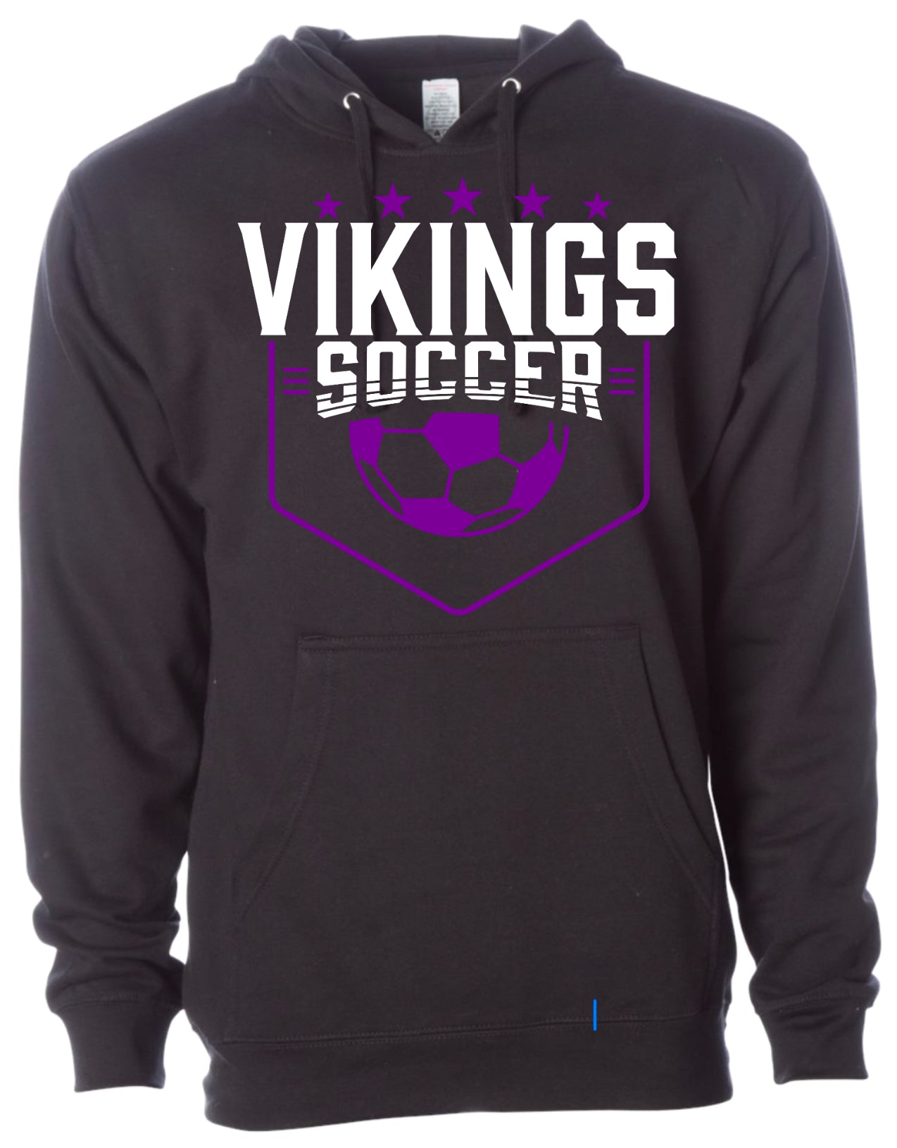Hoodie Black Viking Pennant 6