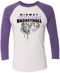 Long Sleeve Midway Vikings Net 3/4 sleeve
