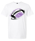 T-Shirt White Hustle Hit Never Quit