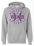 Hoodie Grey Viking Stitch Star 7