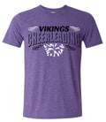 T-Shirt Heather Purple Cheer Banner