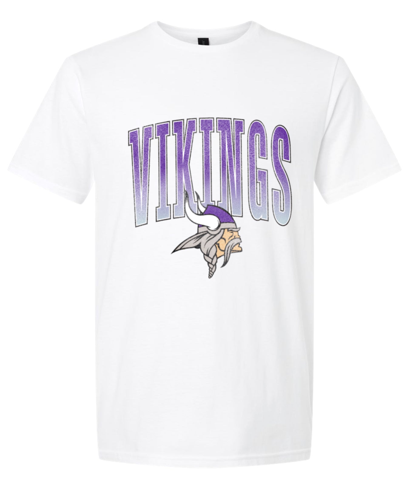 T-Shirt White Varsity Large Viking