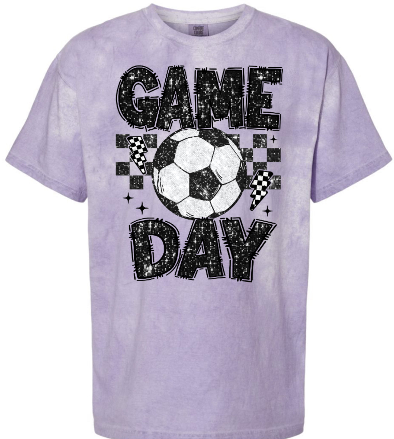 T-Shirt Purple Smoke Retro Game Day 7