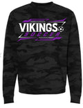 Crew Neck Black Camo Soccer Tricolor 8