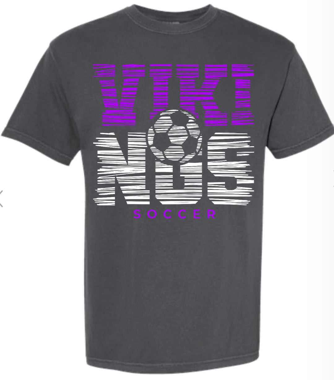 T-Shirt Graphite Viking White Noise 7