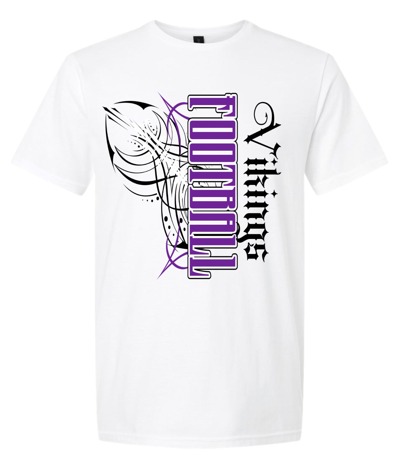 T-Shirt White Viking Pinstripe