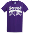 T-Shirt Purple Cross Bat Viking 7