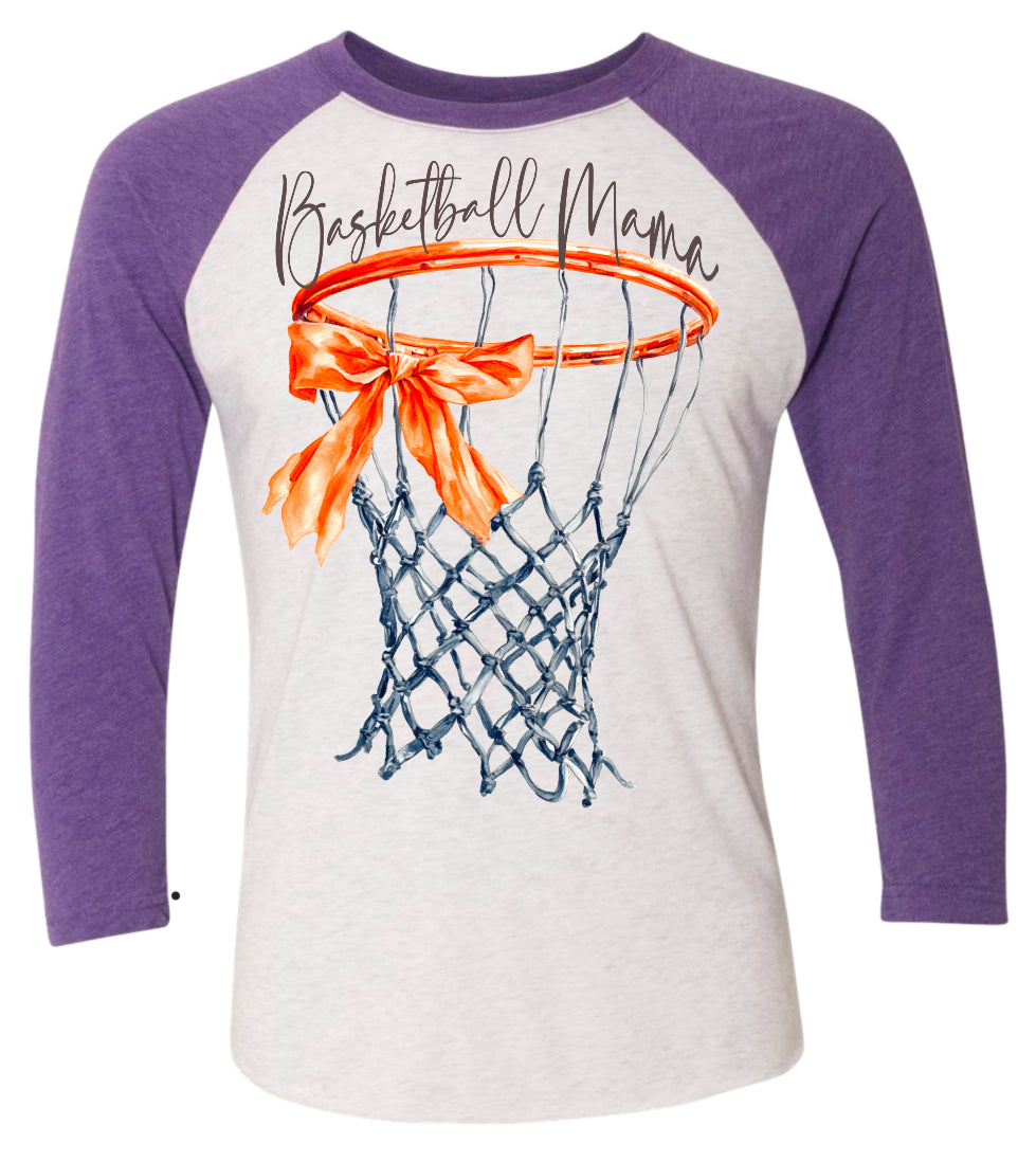 Long Sleeve Hoop BBall Mama