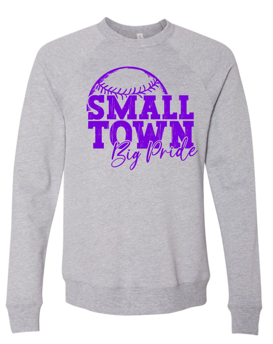 Crew Neck Sport Grey Small Town 2