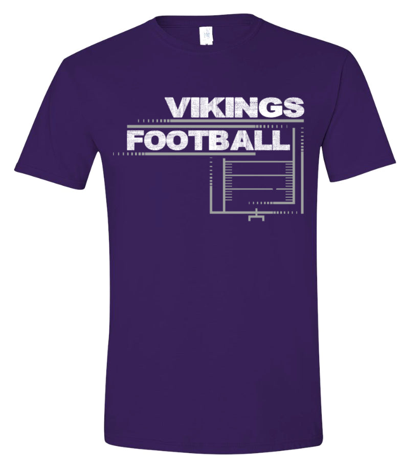 T-Shirt Purple Field Football