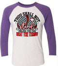 Long Sleeve 3/4 Sleeve Thou Shall Not Steal 5