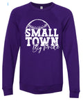 Crew Neck Purple Small Town 10