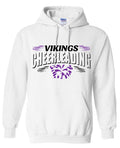 Hoodie White Cheer Banner
