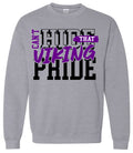 Crew Neck Sport Gray Can’t Hide Viking Pride