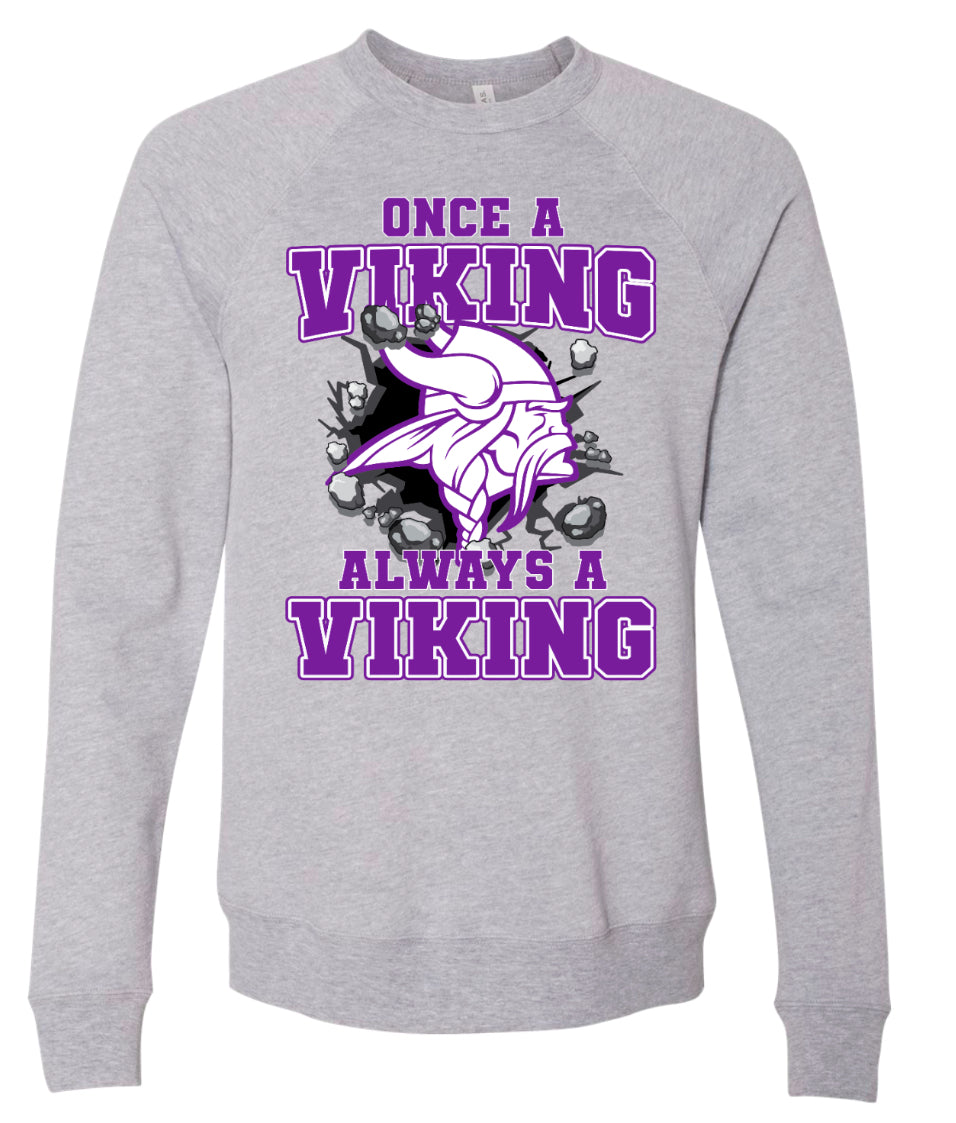 Crew Neck Grey Once a Viking 6