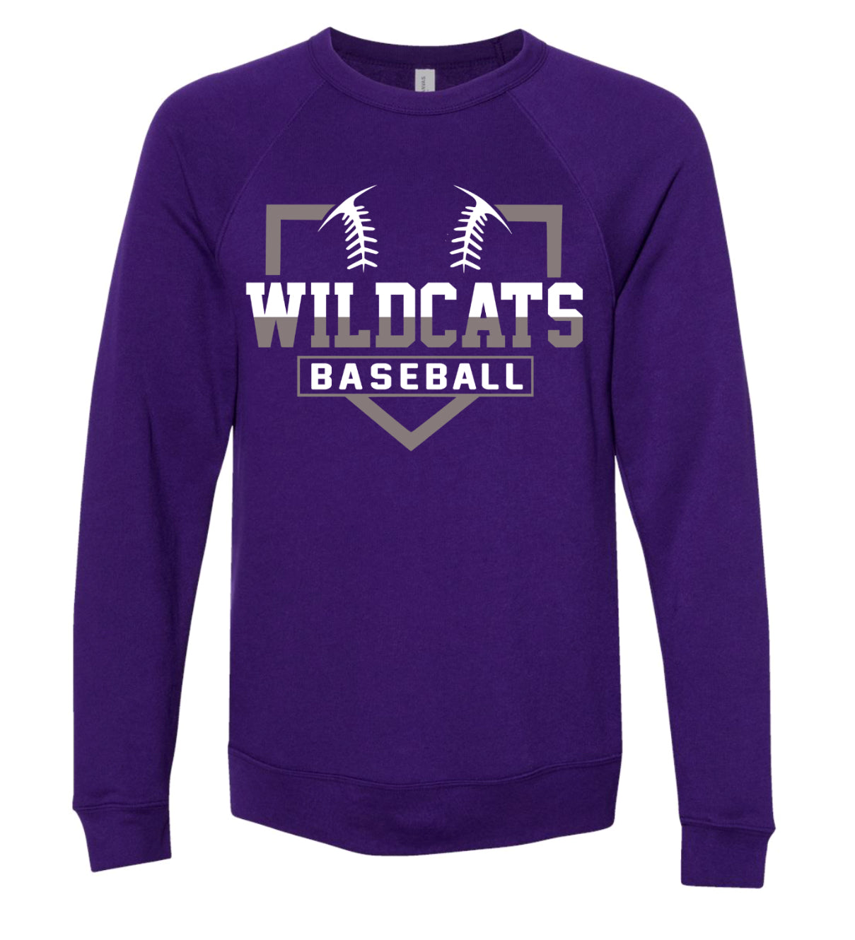 Crew Neck Purple Wildcats Base