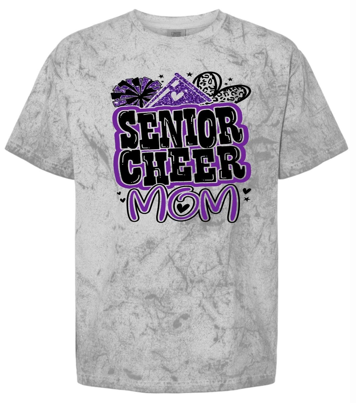 T-Shirt Smoke Senior Mom Cheer Graffiti