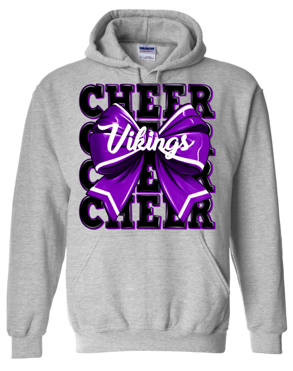 Hoodie Sport Grey Cheer Repeat