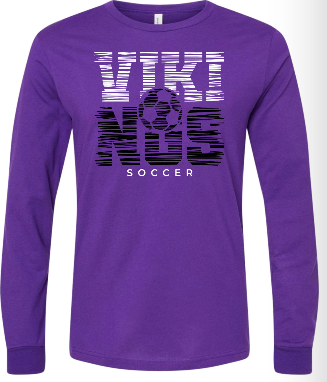Long Sleeve Purple Viking White Noise 16