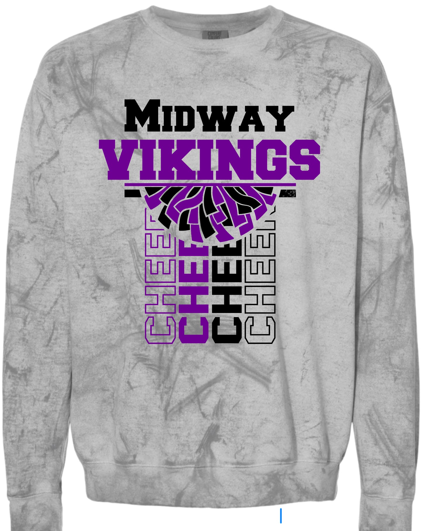 Crew Neck Smoke Vert Cheer Banner