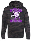 Hoodie Black Camo Once a Viking 9