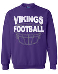 Crew Neck Purple Face Mask
