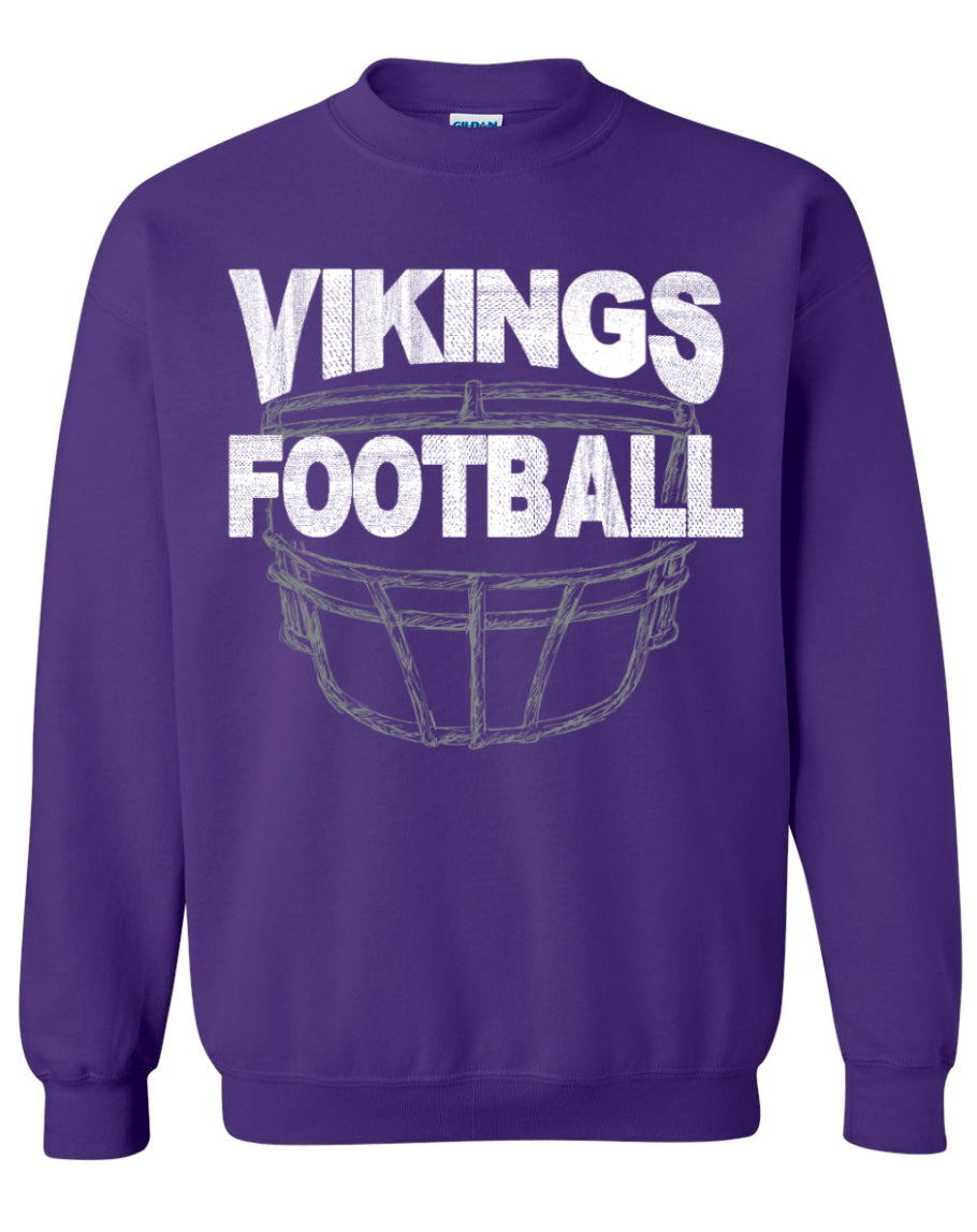 Crew Neck Purple Face Mask