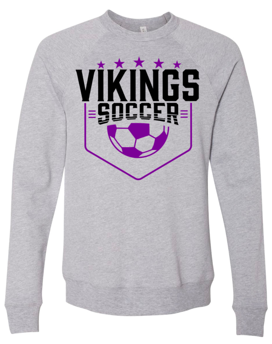 Crew Neck Grey Viking Pennant 19