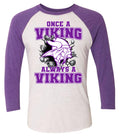 Long Sleeve Purple Once a Viking 3