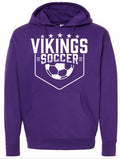 Hoodie Purple Viking Pennant 1