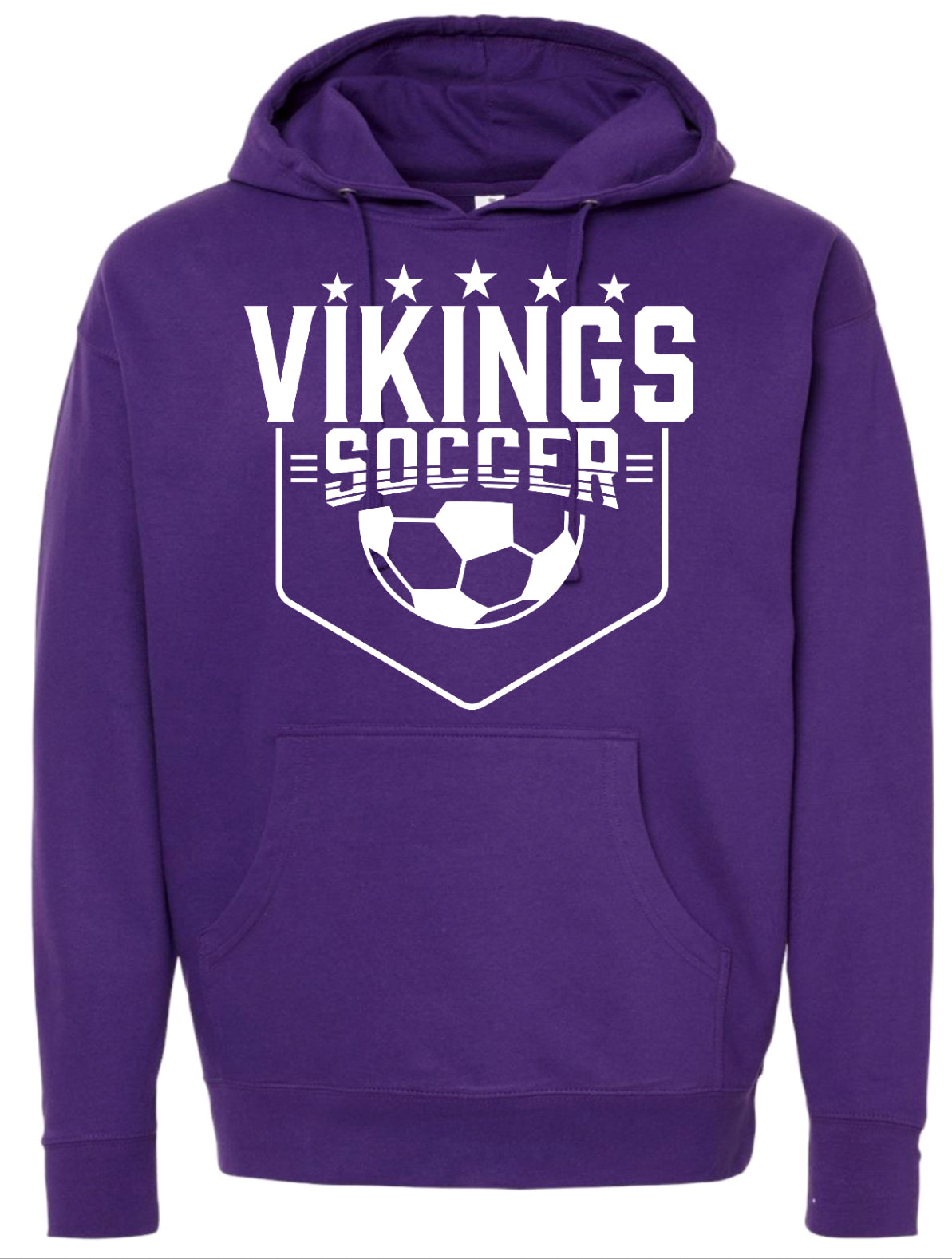 Hoodie Purple Viking Pennant 1