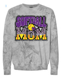 Crew Neck Smoke Softball Mom Bubble 3