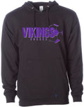 Hoodie Black Viking Soccer Right 20