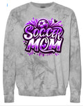 Crew Neck Smoke Soccer Mom Airbrush 6