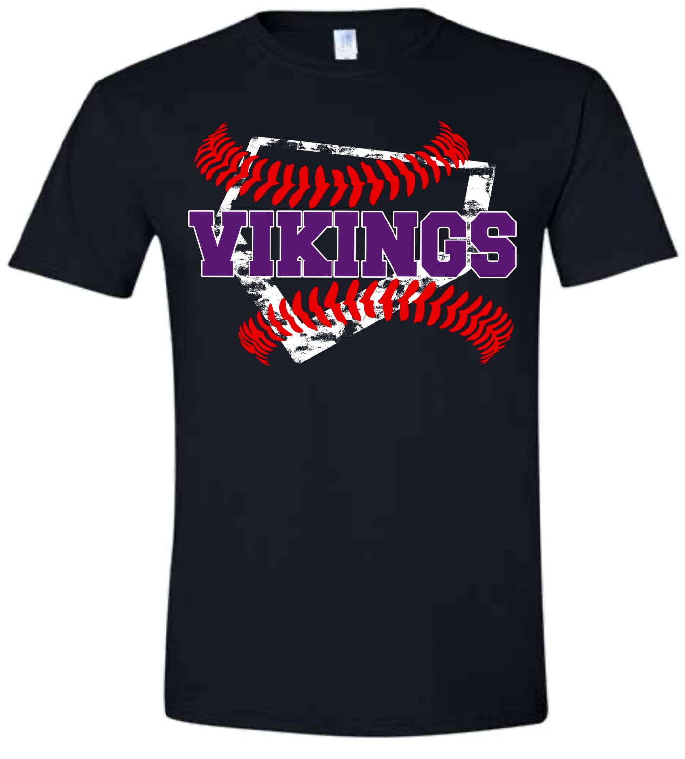 T-Shirt Black Viking Base Stitch 9
